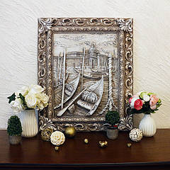 Барельєф Венеція Причал світиться КР 907 камінь світить