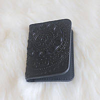 Обложка для ID паспорта "Мандала" черный 09-М-Чор
