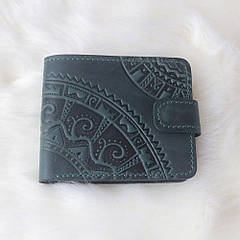 Гаманець малий "Напівколо" зелений 08-П-Зел