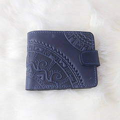 Гаманець малий "Напівколо" синій 08-П-Сін