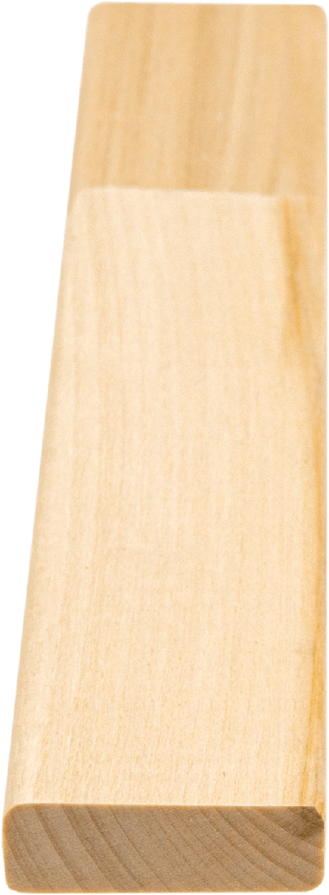 Рейка монтажная для бани и сауны с липы срощенная 35 х 12 х 2400 мм Tesli - фото 1 - id-p1778285776
