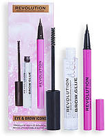 Набор, 2 продукта - Makeup Revolution Eye & Brow Icons Gift Set (1259951-2)