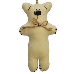 Декоративний виріб "Міні-Ведмедик" підвіска 15см.