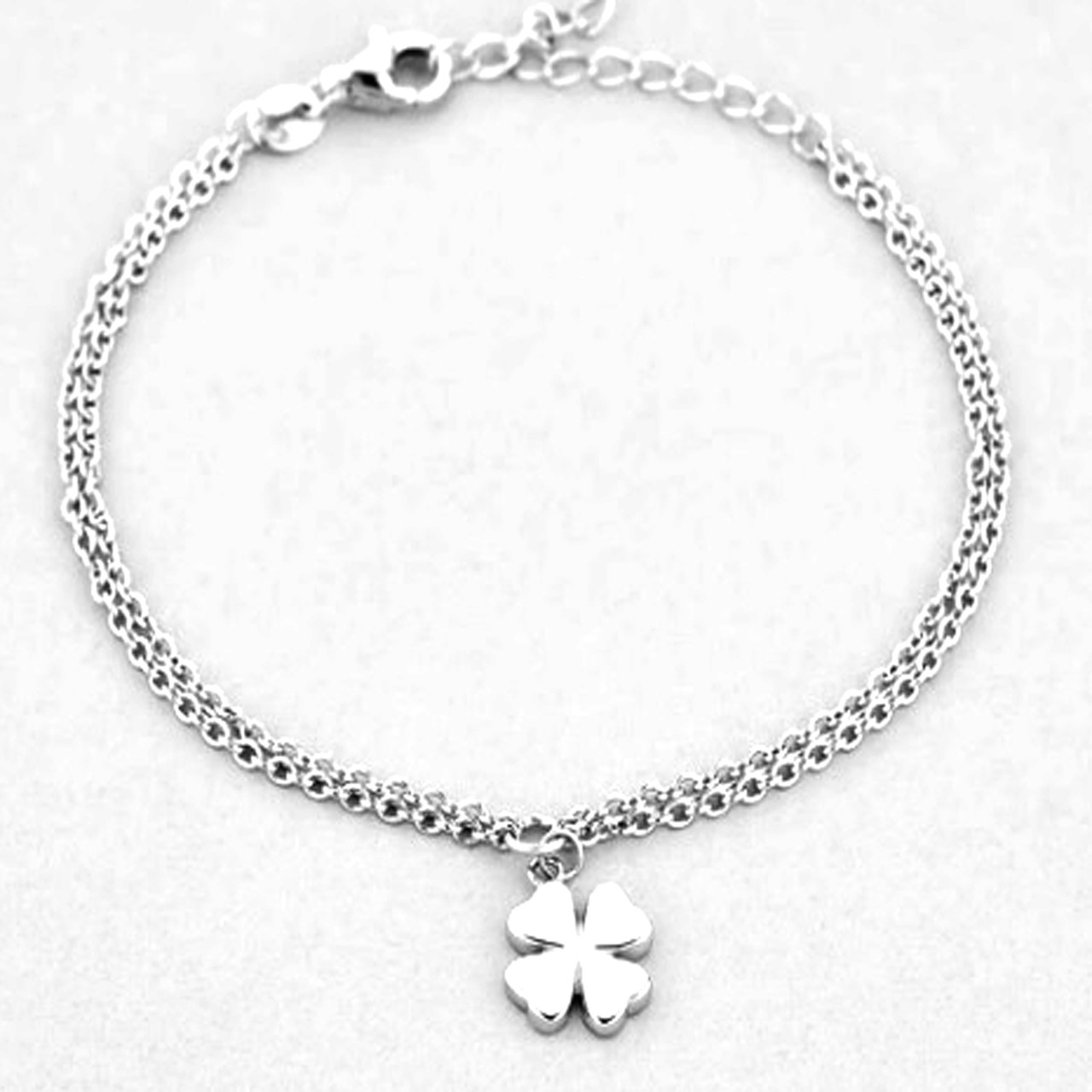 Срібний браслет Конюшина, фото 1