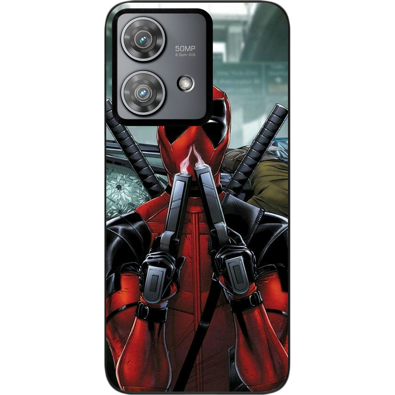 Силіконовий чохол Case для Motorola Edge 40 Neo з картинкою Дедпул