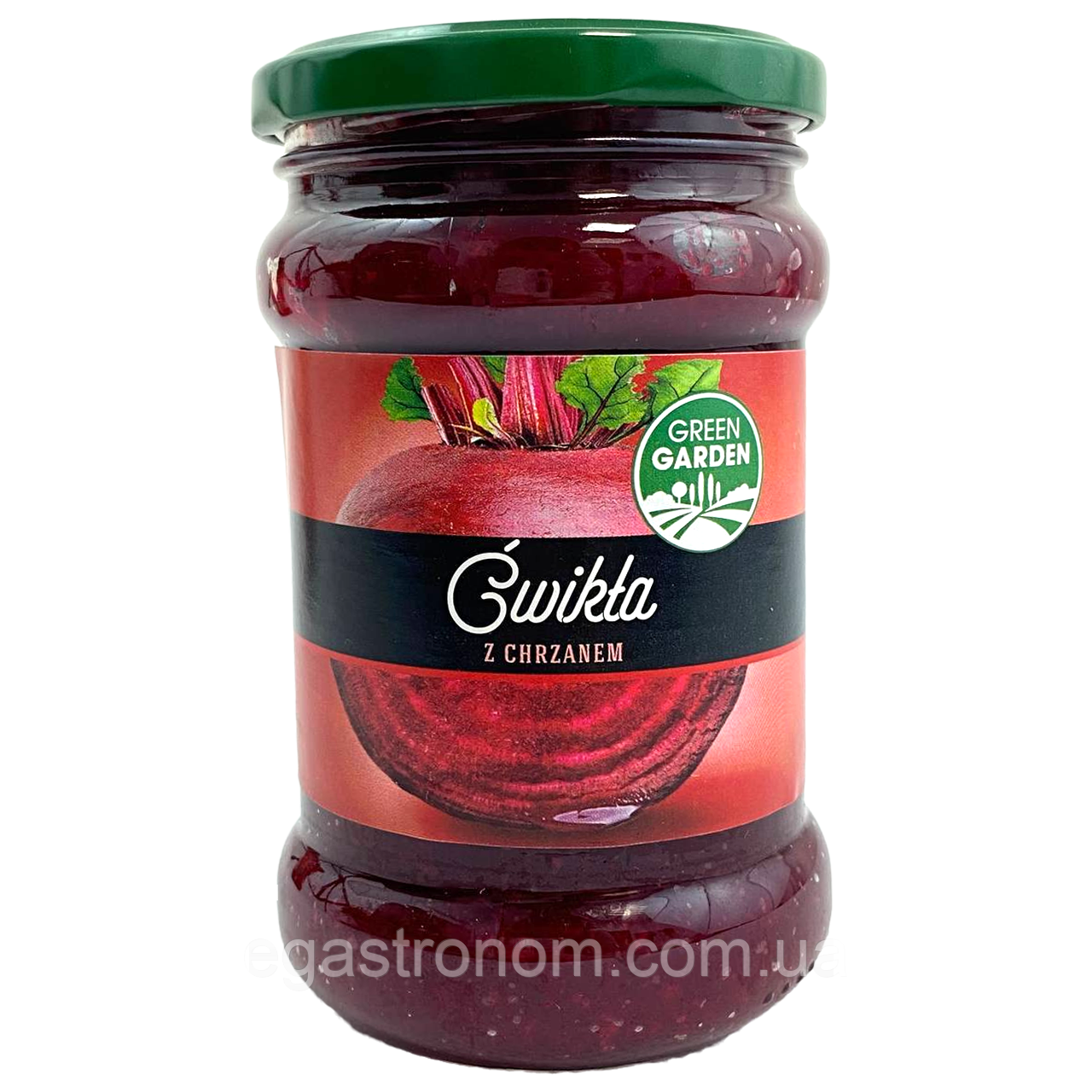 Буряк консервований тертий з хроном Грін Гарден Green Garden 290g 10шт/ящ (Код: 00-00015543)