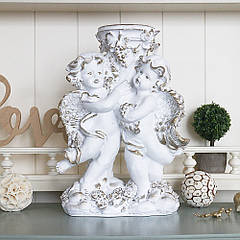 Пара ангелів свічник 31 см СП506-2 золото