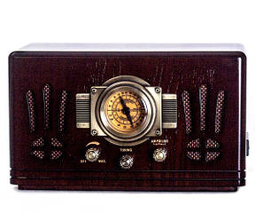 Ретро програвач та радіоприймач GP057 горіх GP057 горіх