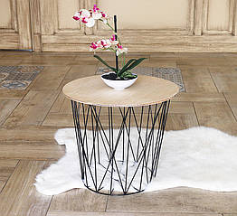 Кошик столик чорний 36*40 см 1565660 (1565658)