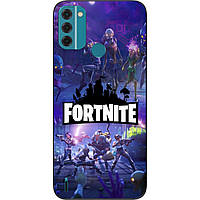 Силіконовий чохол Case для Nokia C31 з картинкою Герої Fortnite