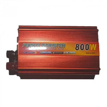 Інвертор перетворювач струму RD-3053 800W (work 500 W) перетворює електрику DC/AC з 12 В на 220 В, GP, Гарної якості, Перетворювач