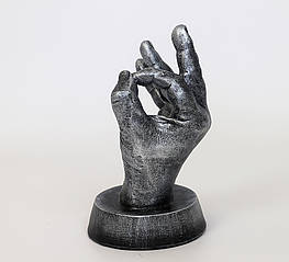 Статуетка Рука "Ок!" (окей) 24 см СП514-4 срібло СП514-4 срібло