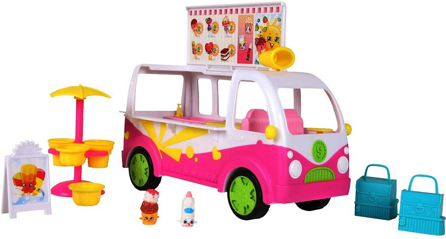 Ігровий набір SHOPKINS S3 — ФУРГОНЧИК З МОРОЖНИМ (з аксесуарами, 2 ексклюзивні шопкінси, 2 сумки)