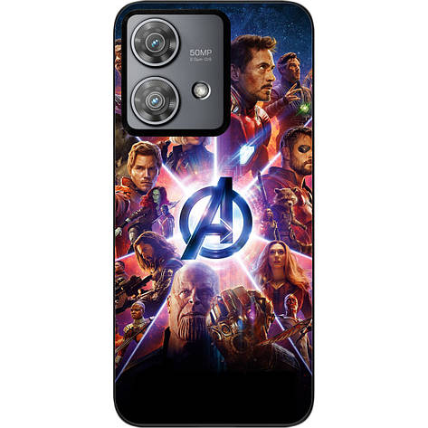 Силіконовий чохол Case для Motorola Edge 40 Neo з картинкою Месники, фото 1