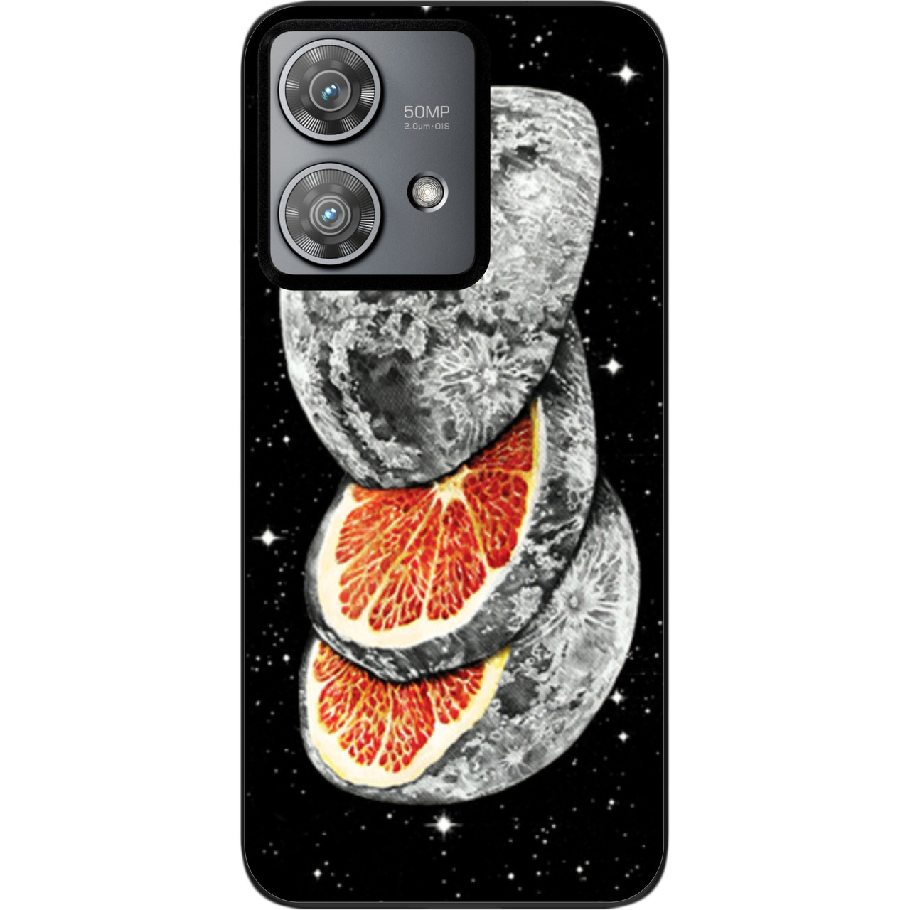 Силіконовий чохол Case для Motorola Edge 40 Neo з картинкою Ф'южн