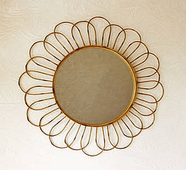 Настінне дзеркало Ромашка з металу 91168