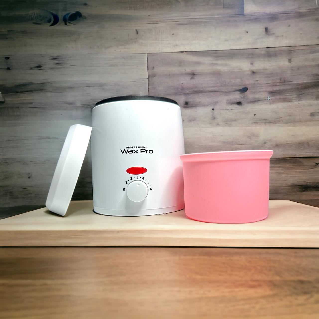 Воскоплав для воскової депіляції Wax Pro 200 білий та силіконова чаша