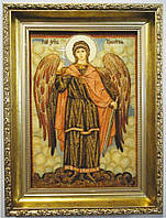 Икона из янтаря Ангел Охранник и-121 20*30
