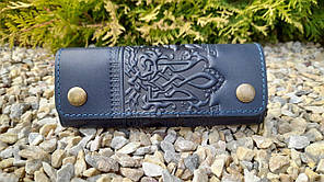 Ключниця кишенькова "Калина" синій 14*6.5 см 10-Кл-Син