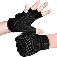 Перчатки для фитнеса, Ch, тренажерного зала MOREOK с защитой запястья спортивные перчатки, Хорошее качество,