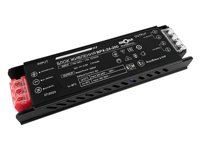 Блок живлення 200W-IP20 24V BPX-24-200 8A, фото 1