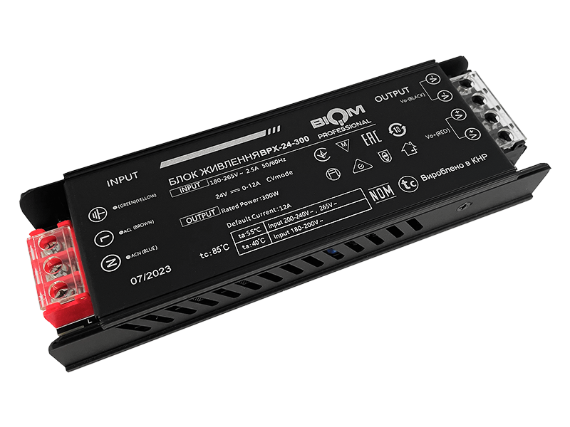 Блок живлення 300W-IP20 24V BPX-24-300 12,5A, фото 1