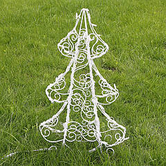 Ялинка новорічна (напівоб'ємна) 90 см, гірлянда LED 100 лампочок 2211502530010