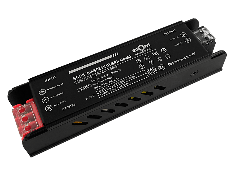 Блок живлення 60W-IP20 24V BPX-24-60 2,5A, фото 1