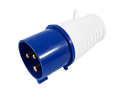 Вилка переносна (ВП) 32А/3п (2п+н) 220-240V IP44 синя LEE-023 LM2001 Лємансо