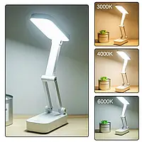 Настольная лампа светодиодная аккумуляторная складная LED-1956, Ch, Хорошее качество, лампы, освещение,