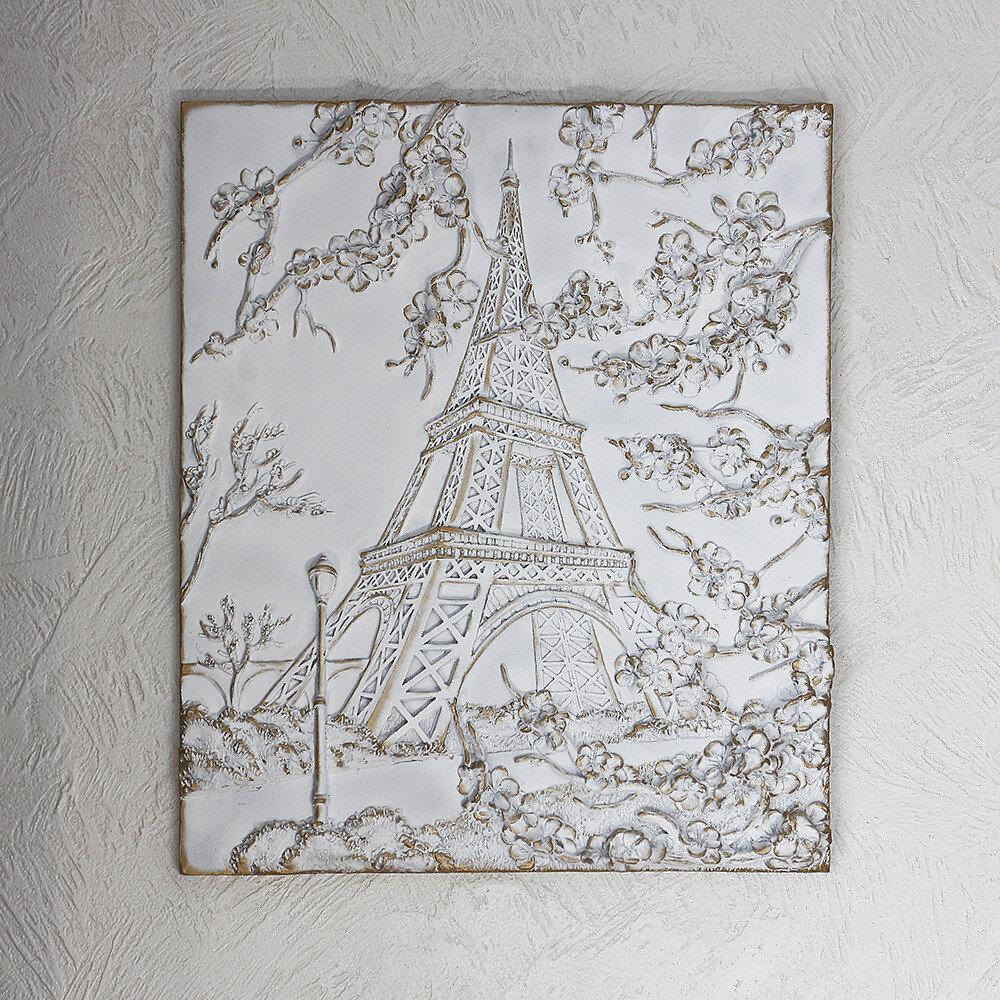 Картина об'ємна Париж КР 917 золото