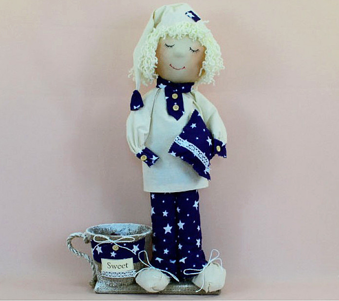 Кашпо + хлопчик 8034