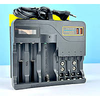 Универсальное зарядное устройство MS-889 на 7 аккумуляторов и 2USB, SL1, Хорошее качество, зарядное устройство