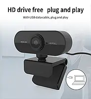 Веб-камера с гарнитурой X55, Web camera 1080P с микрофоном, web камера USB, Ch2, хорошего качества,