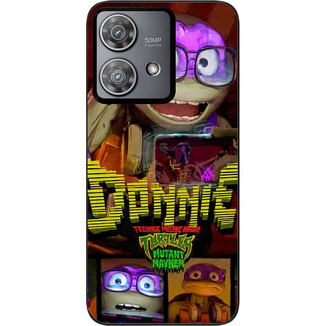Силіконовий чохол Case для Motorola Edge 40 Neo з картинкою Черепашки ніндзя Донателло, фото 1