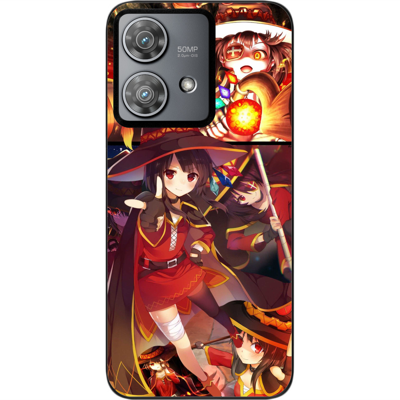 Силіконовий чохол Case для Motorola Edge 40 Neo з картинкою Аніме Мегумін