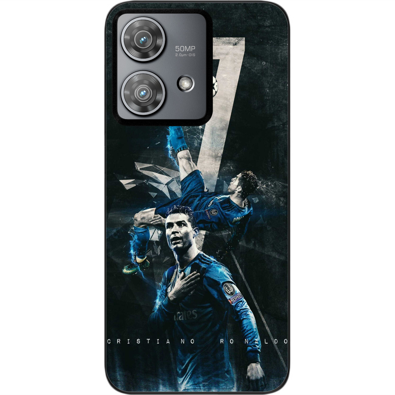 Силіконовий чохол Case для Motorola Edge 40 Neo з картинкою Футбол Cristiano Ronaldo