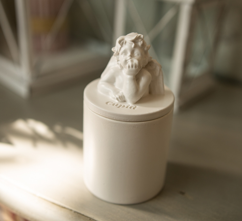 Аромасвічка CUPID SANTAL PEARL 100% WOOD WAX 165g 35h NAC 1038PE