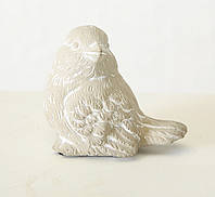 Декоративний птах Аллен світло-сірий бетон h8 см 1013548