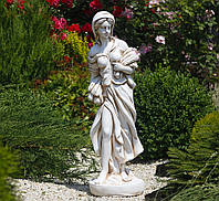 Садовая фигура Богиня Осени 82х24х24 см ССП12039 Крем