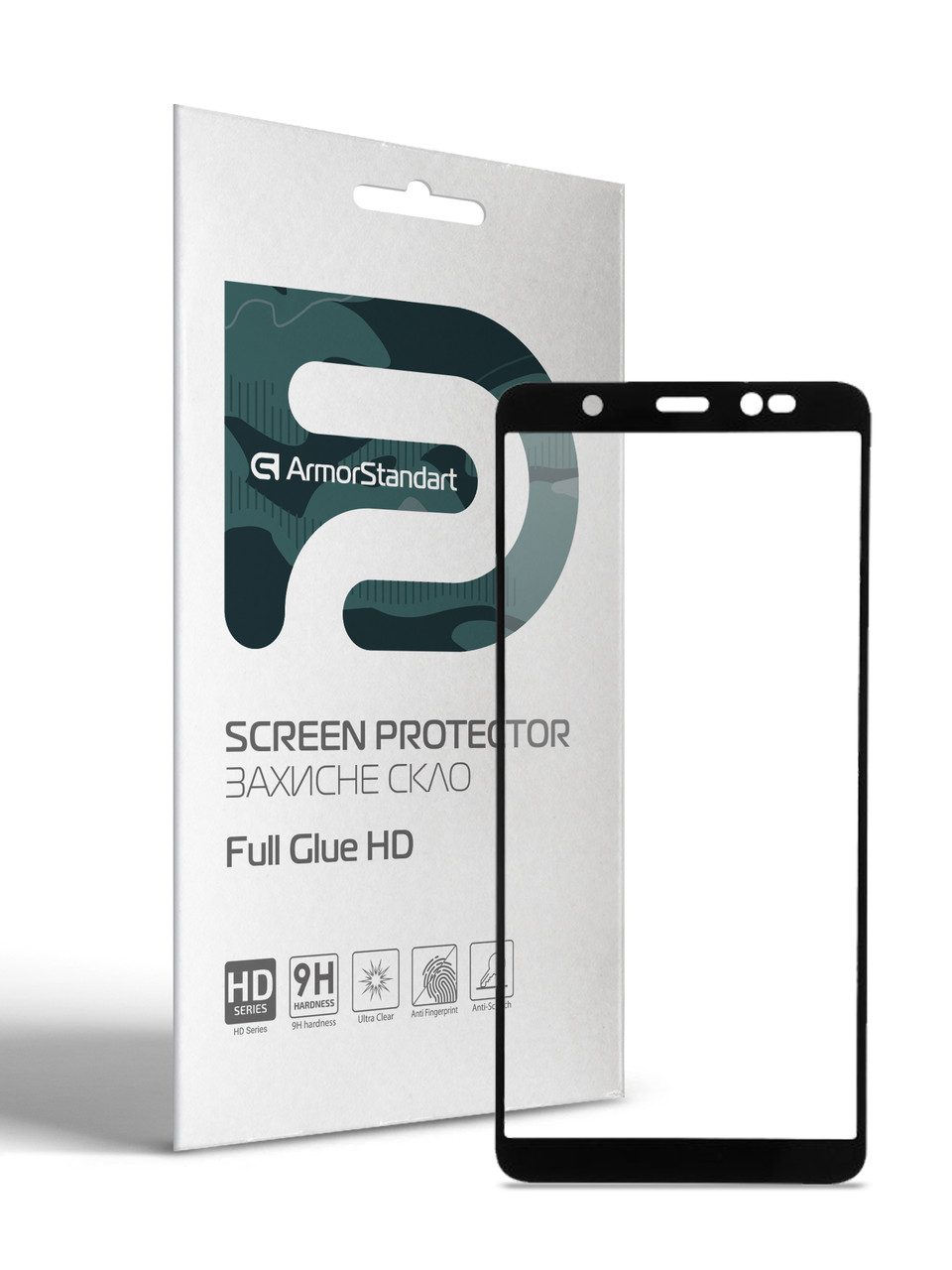 Захисне скло ArmorStandart Full Glue HD для Tecno POP 4 (BC2) Black (ARM65103)
