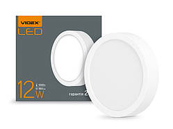 Світильник світлодіодний круглий накладний 12W 5000K IP20 VL-DLRS-125 VIDEX