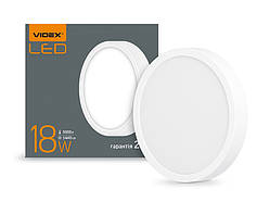 Світильник світлодіодний круглий накладний 18W 5000K IP20 VL-DLRS-185 VIDEX