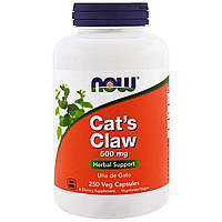 Кошачий коготь (Cat s Claw) Now Foods 500 мг 250 вегетарианских капсул DL, код: 7701319