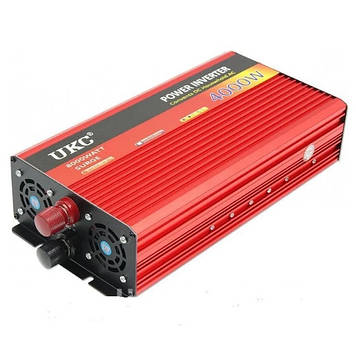 Перетворювач струму автомобільний UKC-4000W 24V AC/DC інвертор перетворює електрику з 24 В на 220 В, GP, Гарної якості,