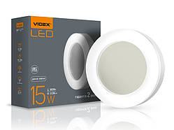 Світильник світлодіодний круглий накладний ART IP65 15W 5000K VL-BHFR-155 VIDEX