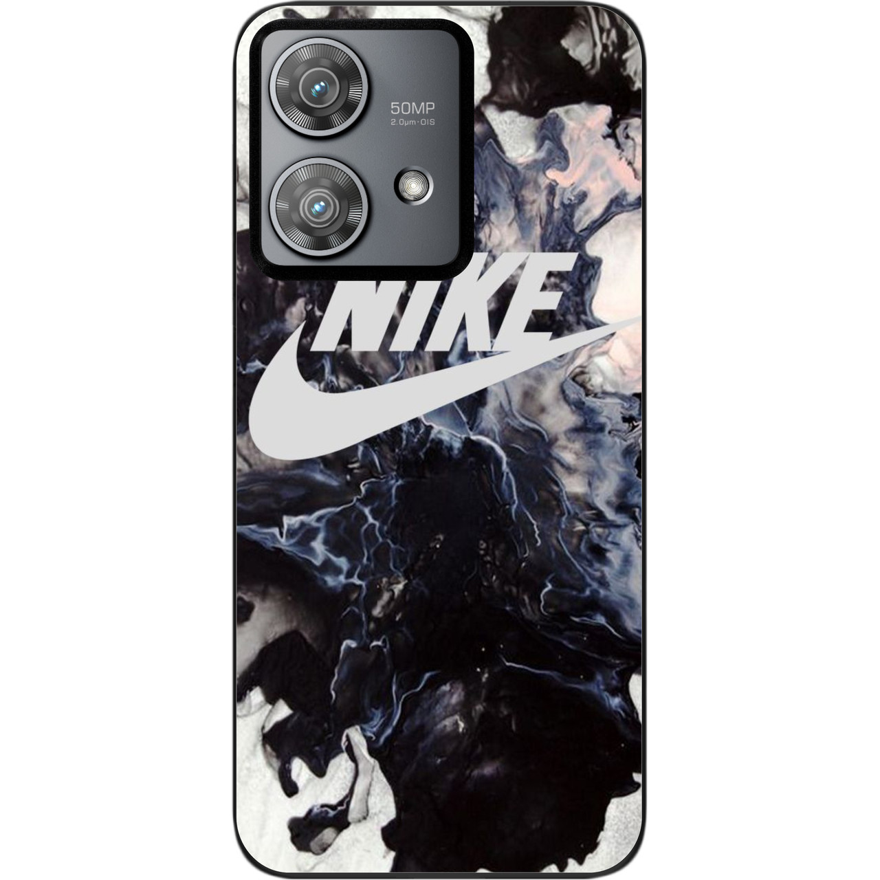 Силіконовий чохол Case для Motorola Edge 40 Neo з картинкою Логотип Nike