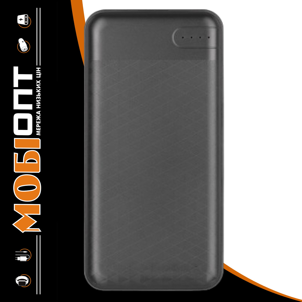 Power Bank 2E PB2004 20000mah black (2E-PB2004-BLACK) UA