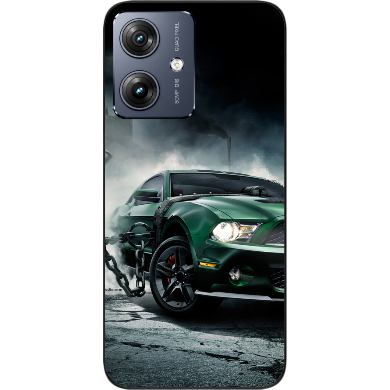 Бампер силіконовий Case для Motorola G54 Power з малюнком Мустанг