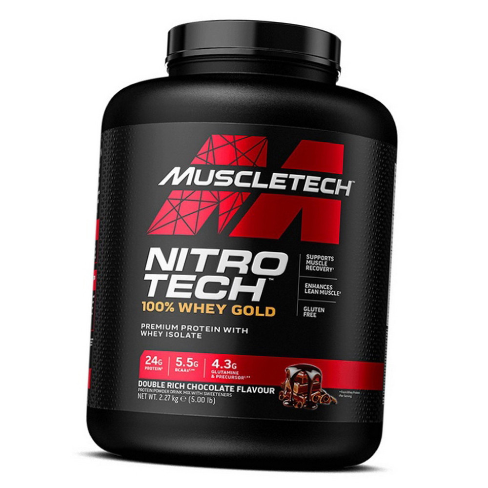 Комплексний сироватковий протеїн MuscleTech Nitro Tech 100% Whey Gold 2,27кг